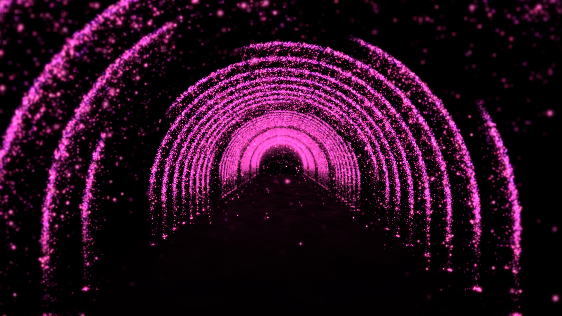 輝くアーチ-降り注ぐ黄金の光-ピンクに色変更