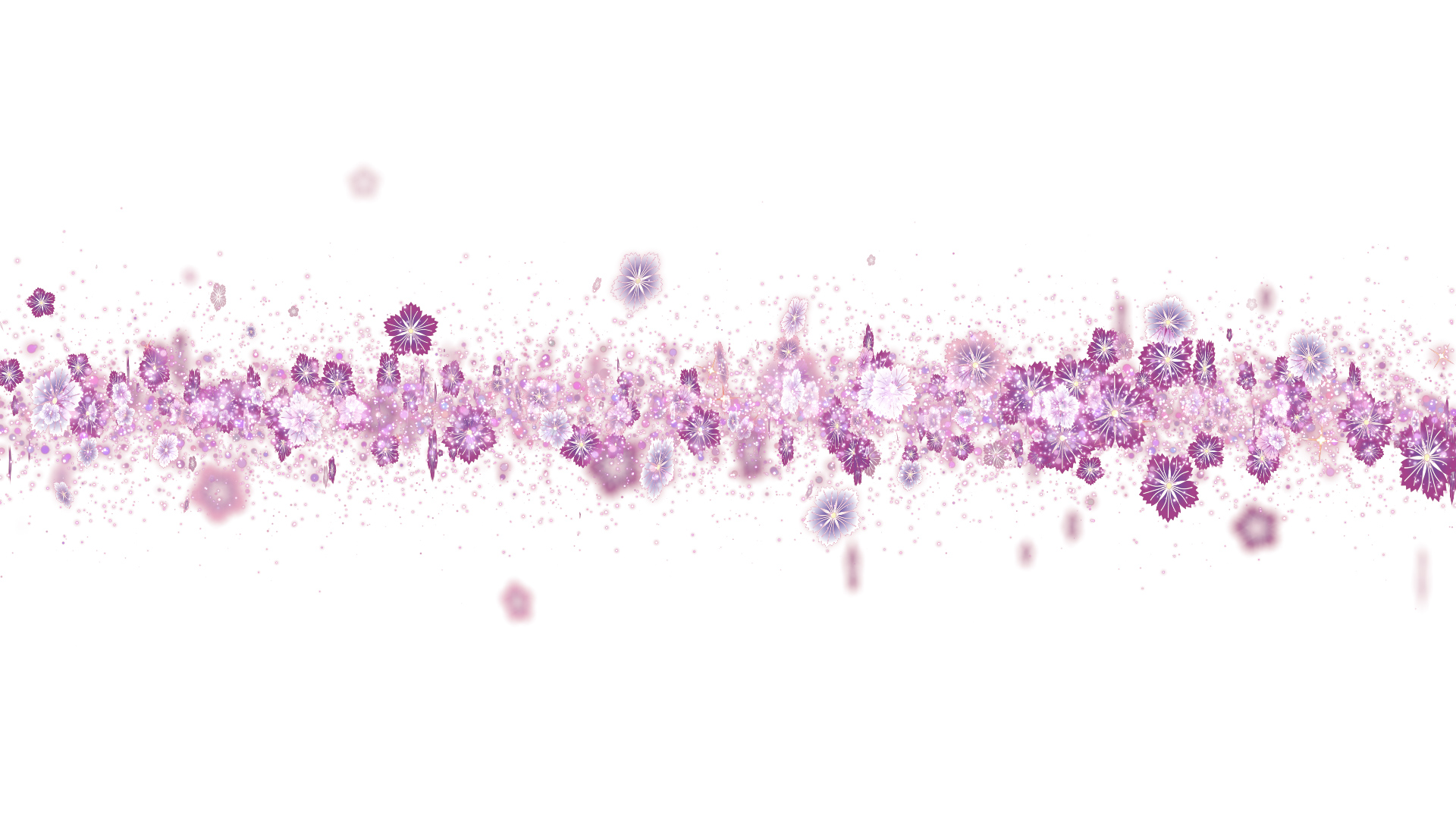 中央から撫子パーティクル（秋）-白バック