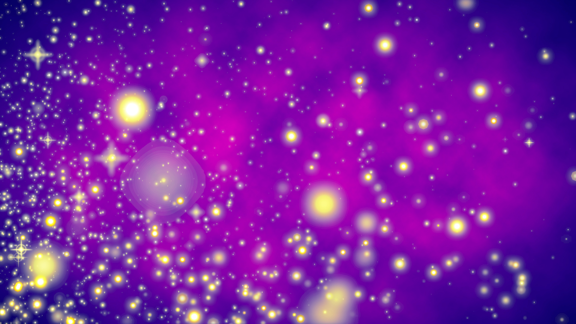 光が右上に上昇（金）-紫バック