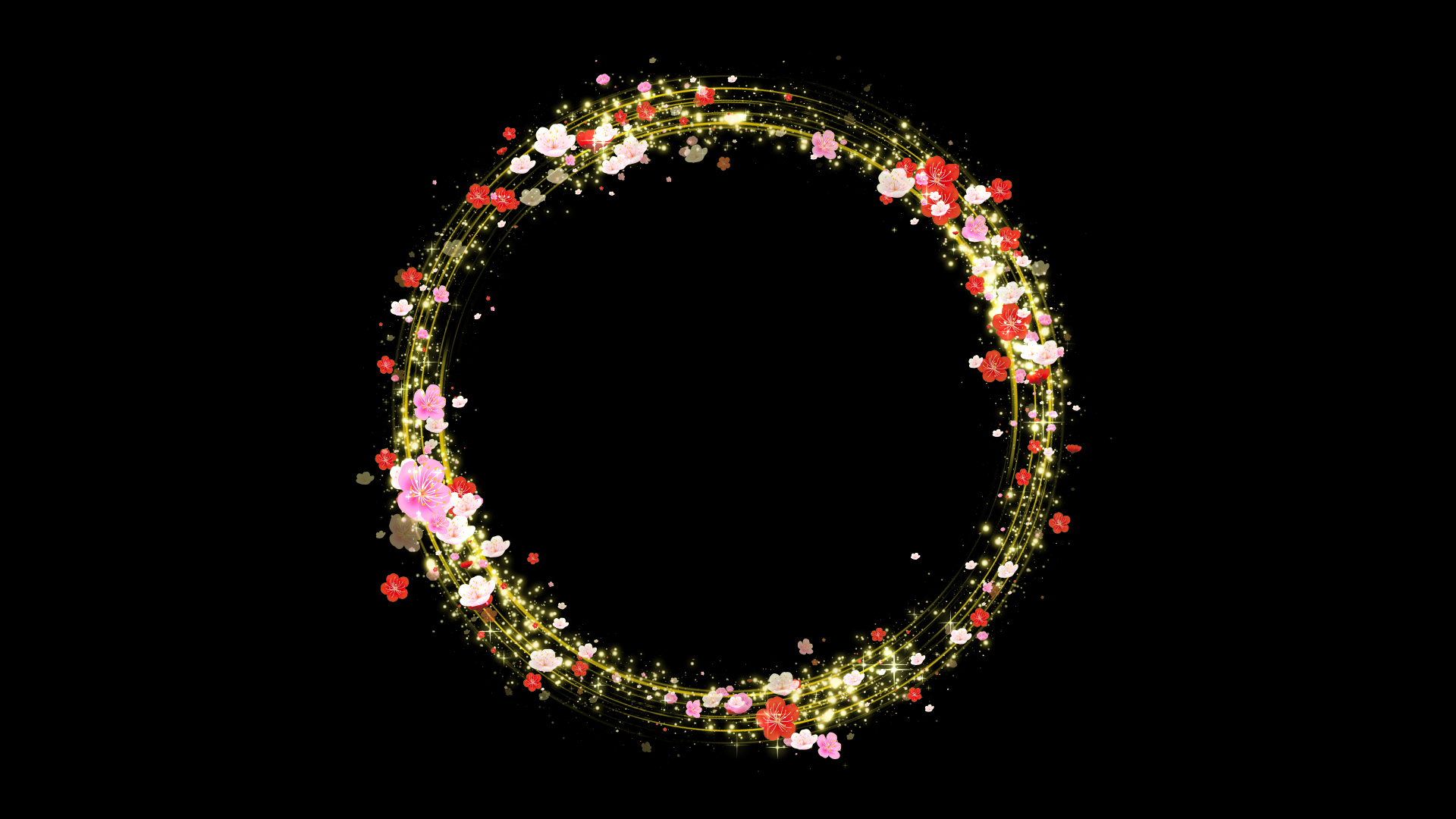 お正月リース（春の梅）