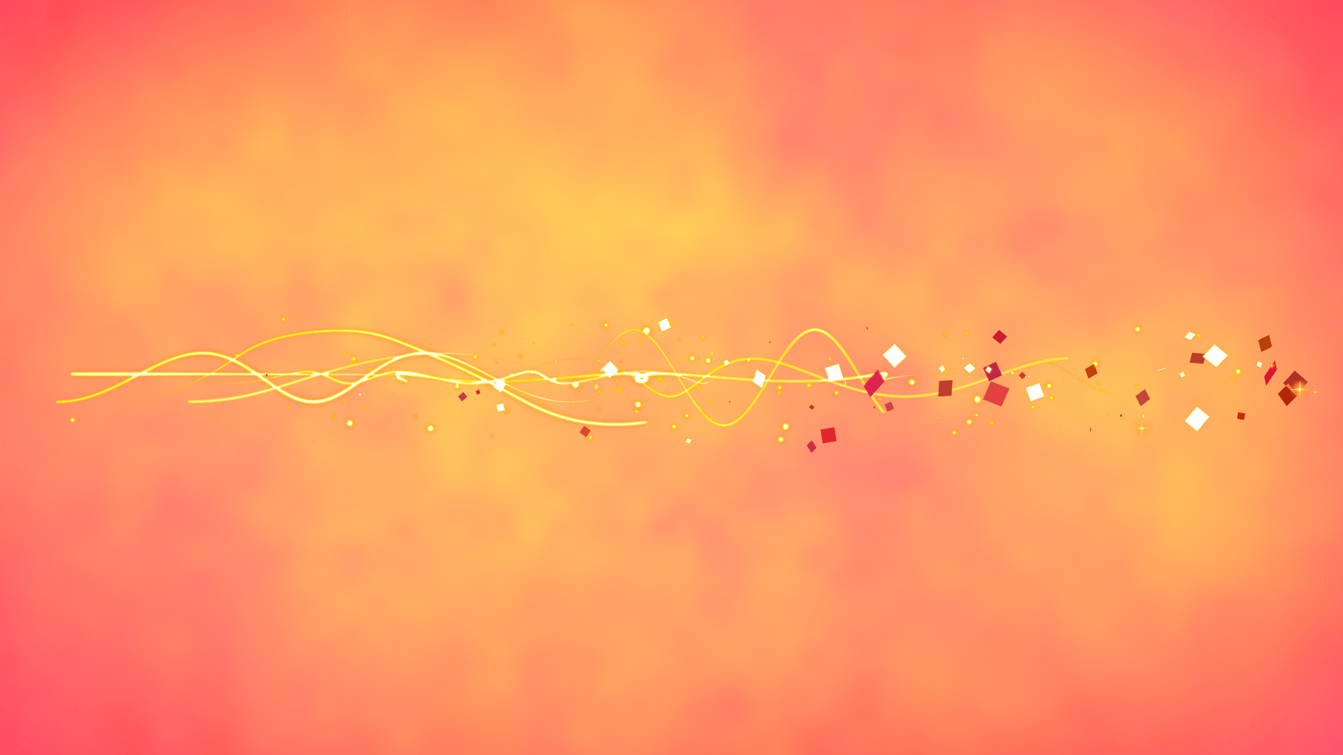 赤白の紙吹雪（タイトル用）-オレンジバック