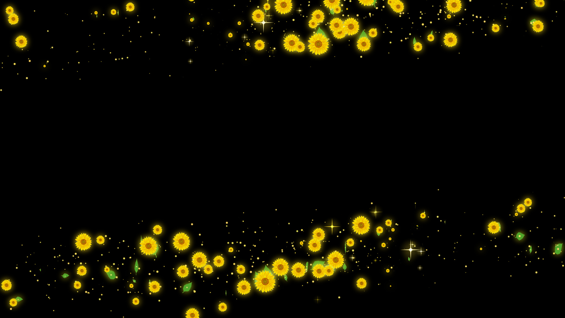 夏のひまわり（フレーム）