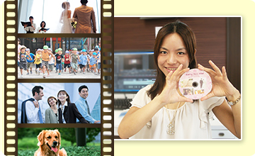 ビデオ編集完成フィルム