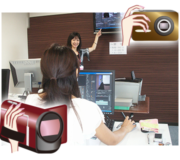 動画編集スクールFURWAのレッスン風景