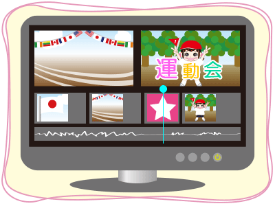 ビデオに文字を入れる