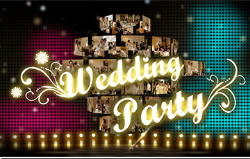 結婚式のビデオ編集作品